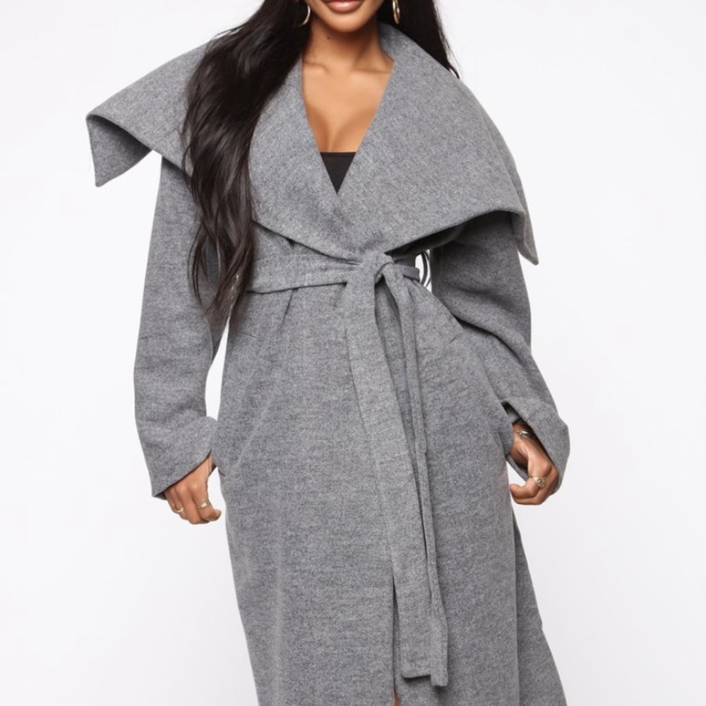 Grey Trench Coat